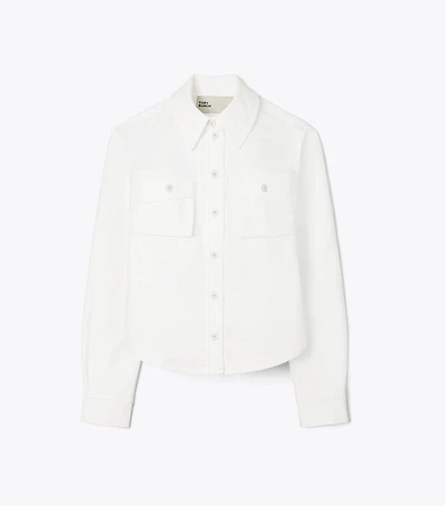 Cropped Cotton Jacket