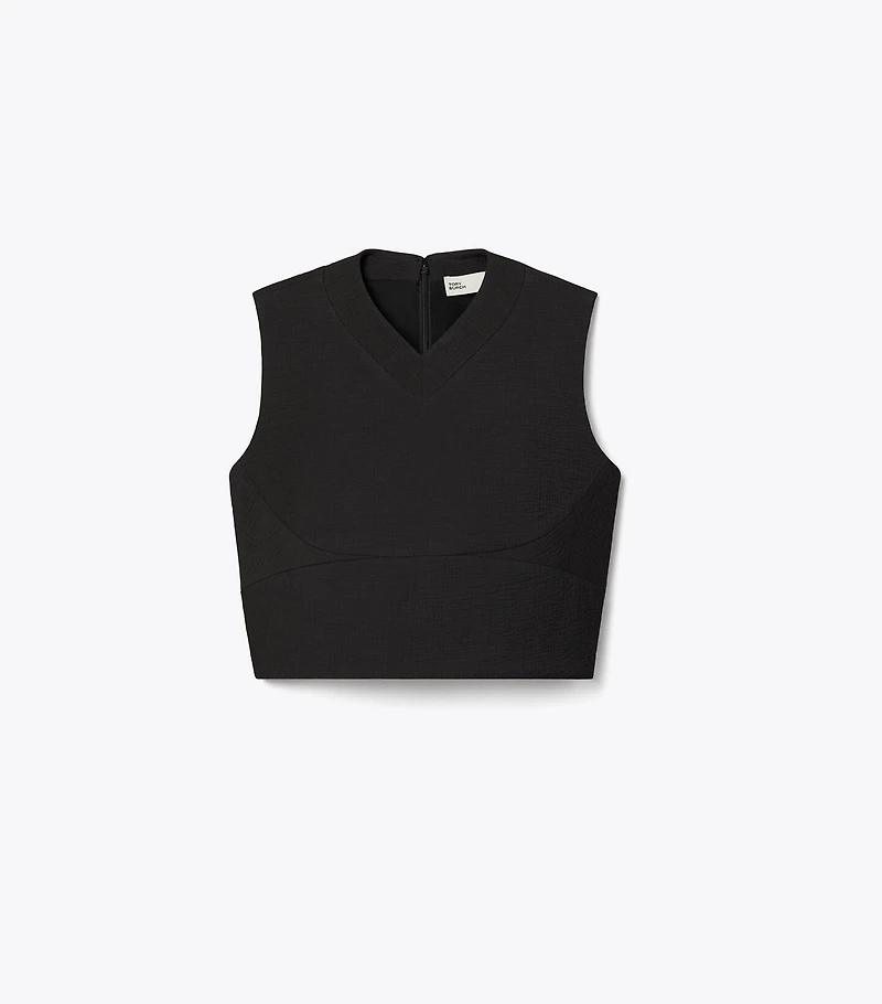 Cropped Cotton Top