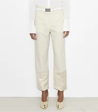 Cropped Crepe Pant