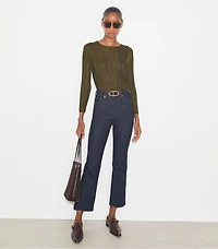 Cropped Flare Jeans