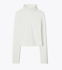 Cropped Jacquard Top