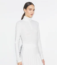 Cropped Jacquard Top