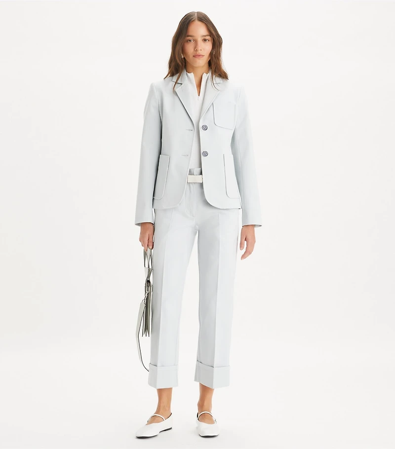 Cropped Twill Pant