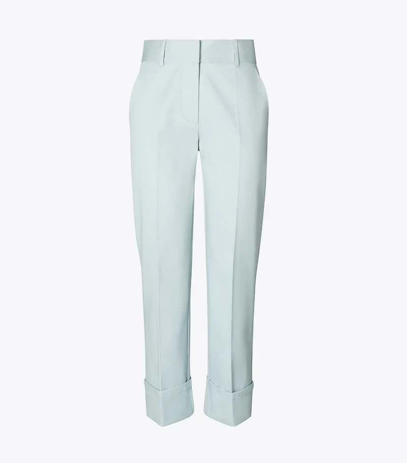 Cropped Twill Pant