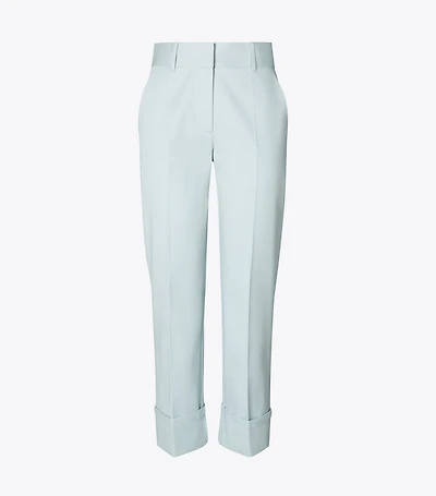Cropped Twill Pant
