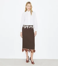 Crystal-Embellished Poplin Shirt