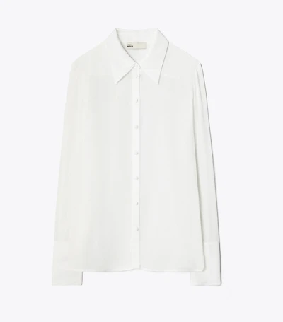 Cuffed Viscose Shirt