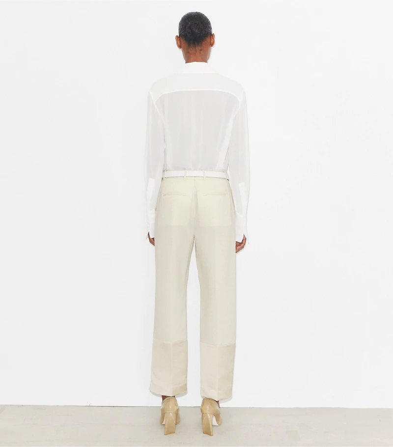 Cuffed Viscose Shirt