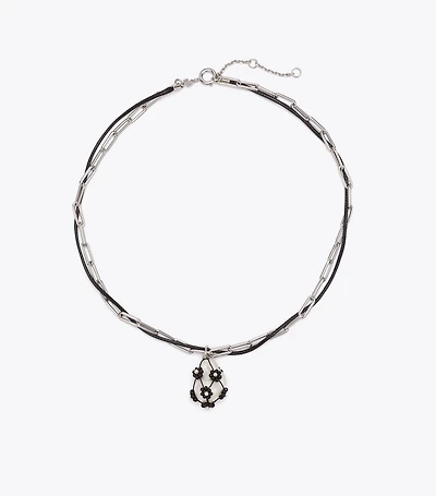 Curiosity Double-Strand Pearl Pendant