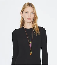 Curiosity Eggplant Pendant