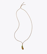 Curiosity Eggplant Pendant