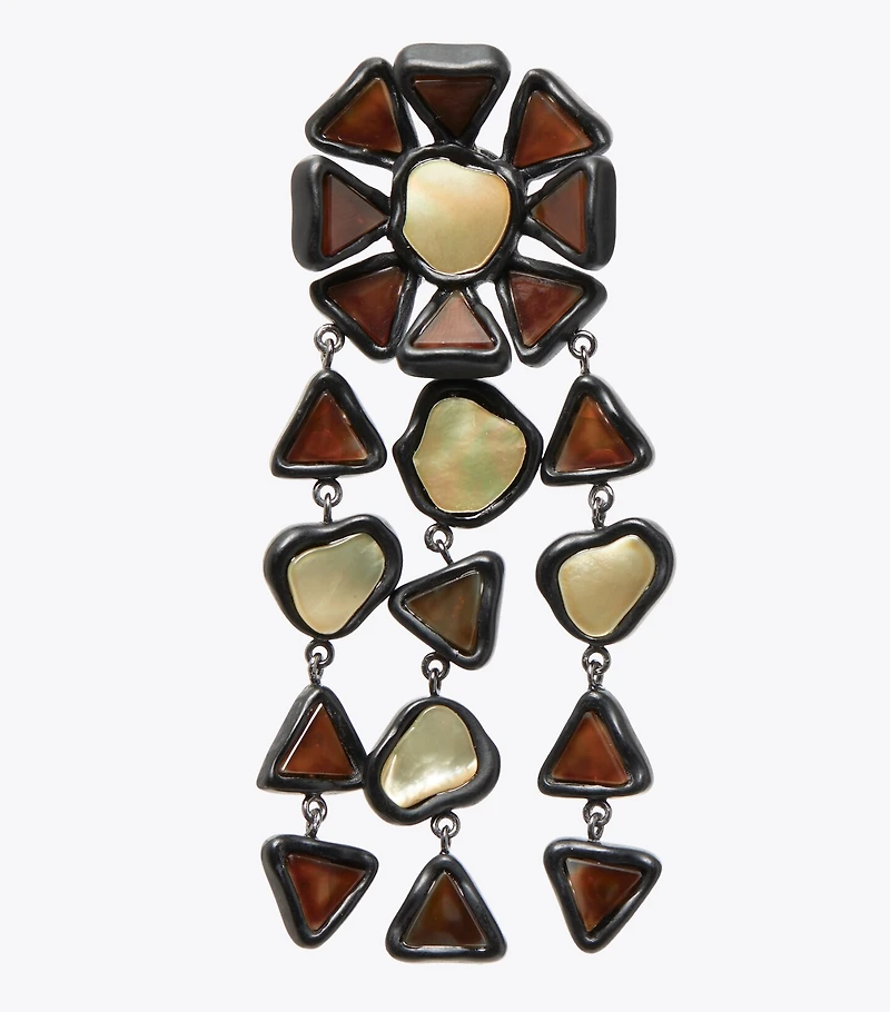 Curiosity Resin Chandelier Earrings