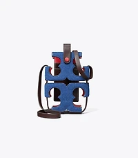 Cut Out Logo Felt Phone Crossbody