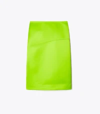 Deconstructed Satin Skirt