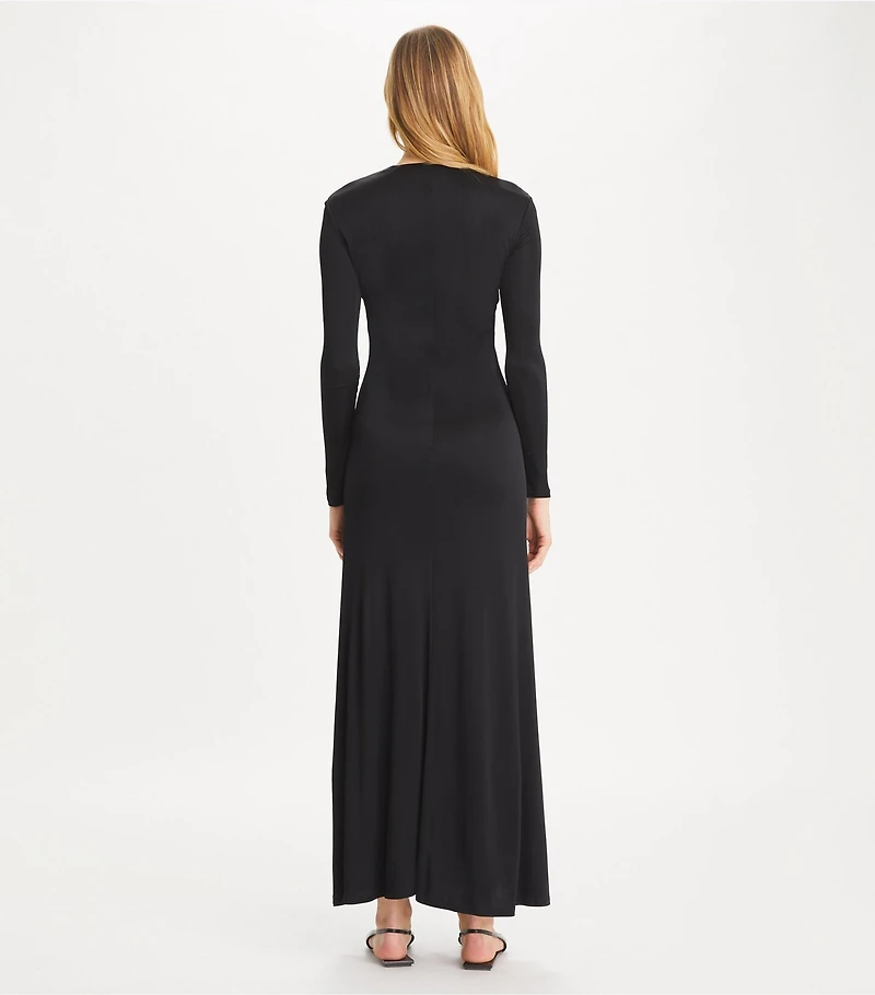 Deep U-Neck Jessa Viscose Dress