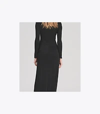 Deep U-Neck Jessa Viscose Dress