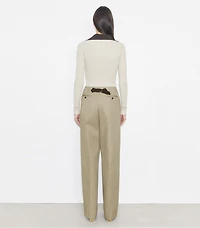Distressed Cotton Pant