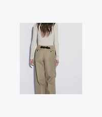Distressed Cotton Pant