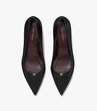 Double T Buckle Kitten Heel Pump