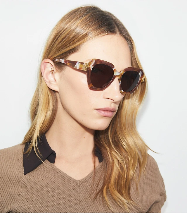 Tory Burch Eleanor Cat-Eye Sunglasses | The Summit display picture 3