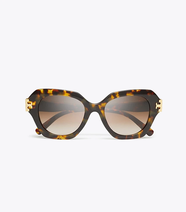 Lele Sadoughi Leopard Cat-eye UV Sunglasses Gold Logo Lele Sadoughi | Accessories | Lele Sadoughi Sunglasses Iso  main image 2