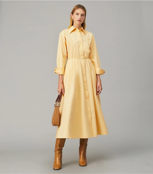 Tory Burch Eleanor Cotton Poplin Dress | The Summit