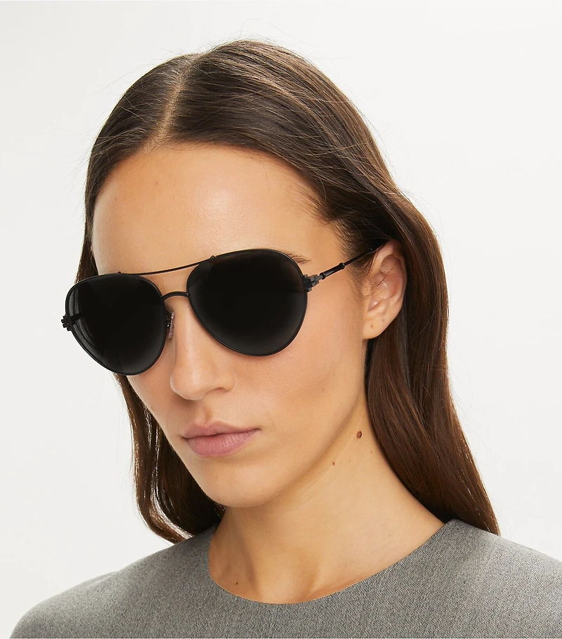 Eleanor Metal Pilot Eyeglasses