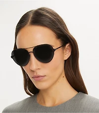 Eleanor Metal Pilot Eyeglasses