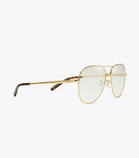 Eleanor Metal Pilot Eyeglasses