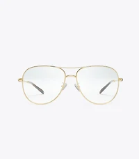 Eleanor Metal Pilot Eyeglasses