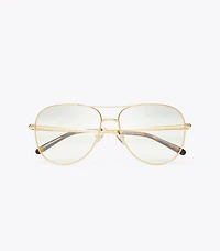 Eleanor Metal Pilot Eyeglasses