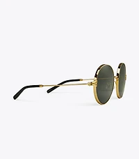 Eleanor Metal Round Sunglasses
