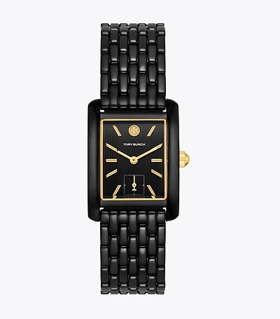Eleanor Watch, Black Stainless Steel