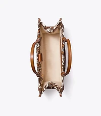 Ella Leopard Canvas Small Tote 