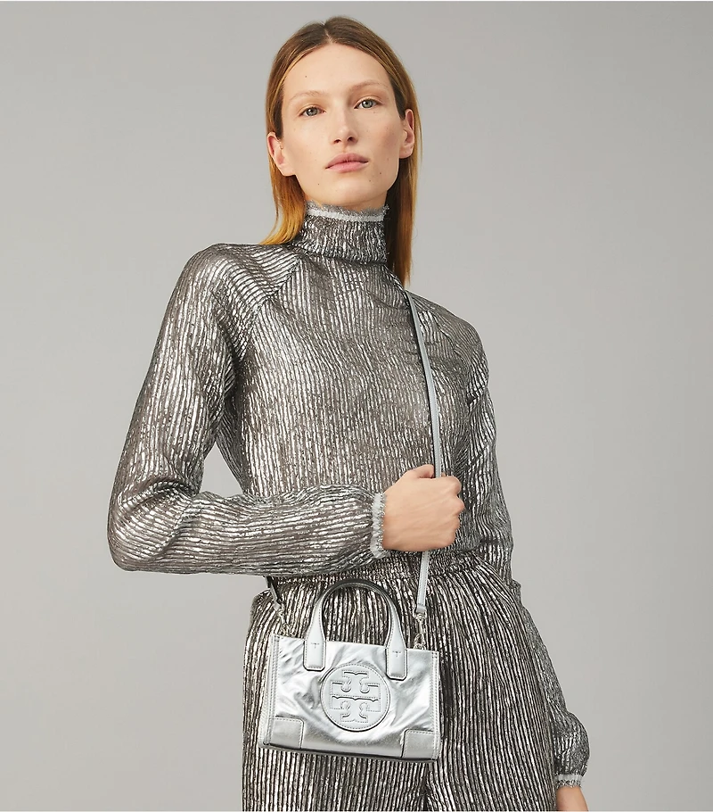 Ella Metallic Micro Tote