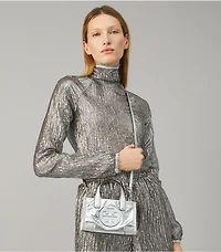 Ella Metallic Micro Tote