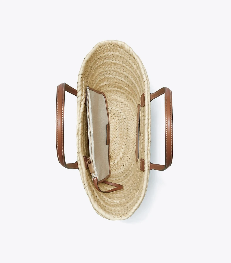 Ella Straw Basket Tote 