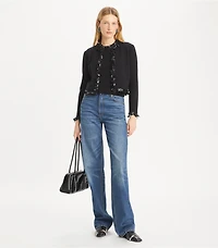 Embellished Cropped Cardigan