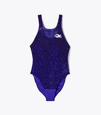 Embellished Jersey Bodysuit