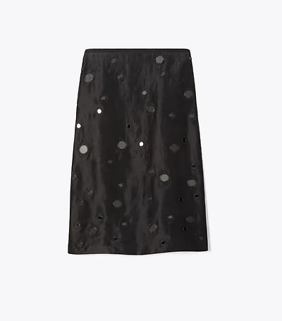 Embellished Mirror Skirt