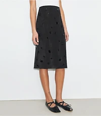 Embellished Mirror Skirt