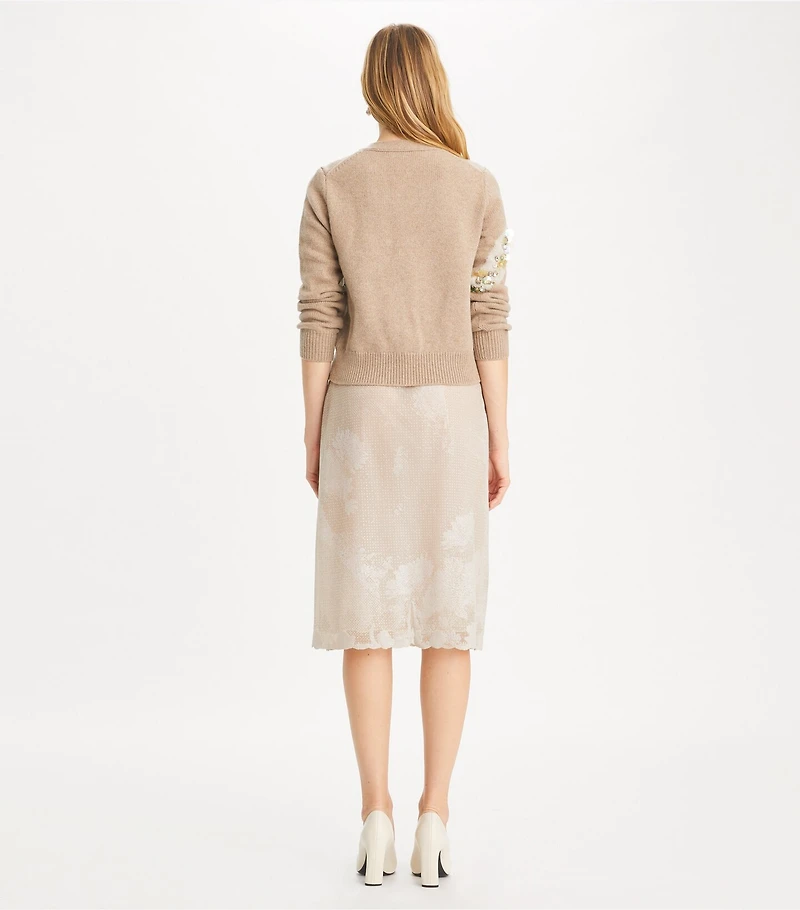 Embellished Snake Cardigan