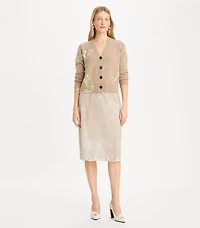 Embellished Snake Cardigan