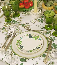 Embossed Flower Salad Plate, Set of 4