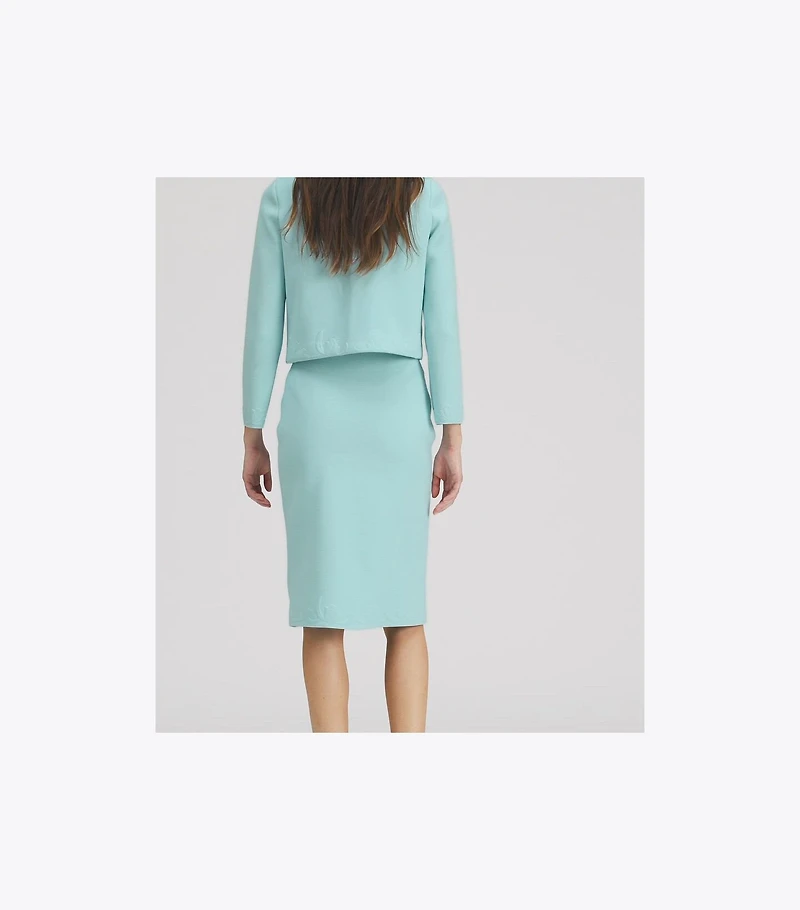 Embossed Sweater Skirt