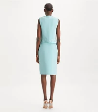 Embossed Viscose Shell Top