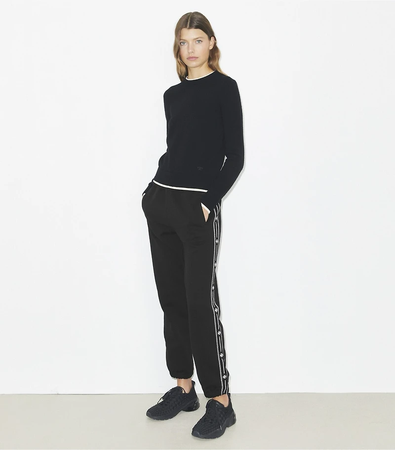 Embroidered French Terry Sweatpants