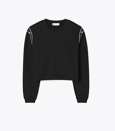 Embroidered French Terry Sweatshirt