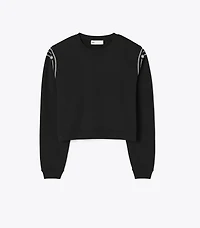 Embroidered French Terry Sweatshirt