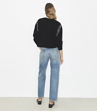 Embroidered French Terry Sweatshirt
